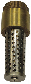 Campbell Foot Valve, Spring, Brass, 2" - FV-8TLF