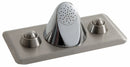 Bestcare Chrome, Cone, Bathroom Sink Faucet, Manual Faucet Activation, 0.70 gpm - WH3374