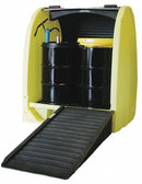 Enpac Spill Containment Pallets, Covered, 66 gal Spill Capacity, 3,000 lb - 4064-YE-D