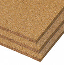 MooreCo Push-Pin Bulletin Board, Cork, 48 inH x 48 inW, Natural - 308JD