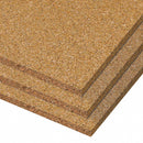 MooreCo Push-Pin Bulletin Board, Cork, 48 inH x 72 inW, Natural - 308JG
