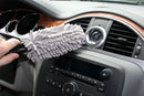 Carrand Interior Shine Duster, Microfiber Head Material, 6" Length, Fixed, Gray - 97372AS