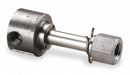 Dayton Stainless Steel Solenoid Valve Less Coil, 2-Way Valve Design, Normally Open Valve Configuration - 8049