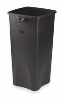 Rubbermaid 23 gal Square Trash Can, Plastic, Black - FG356988BLA