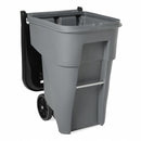 Rubbermaid 65 gal Rectangular Confidential Waste Container, Plastic, Gray - FG9W1088GRAY