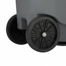 Rubbermaid 65 gal Rectangular Confidential Waste Container, Plastic, Gray - FG9W1088GRAY