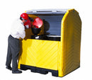 Ultratech Spill Containment Pallets, Covered, 75 gal Spill Capacity, 9,000 lb - 9636