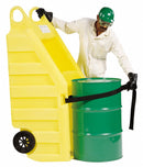 Enpac Indoor Drum Dispensing and Containment Dolly, 600 lb Spill Containment Load Capacity, 69 in Length - 5300-YE