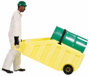 Enpac Indoor Drum Dispensing and Containment Dolly, 600 lb Spill Containment Load Capacity, 69 in Length - 5300-YE
