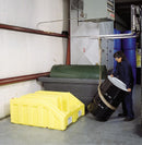 Enpac Drum Dispensing and Containment System, 102 gal Spill Capacity, 3000 lb Load Capacity - 6000-YE