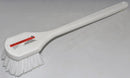 Tough Guy 20 inL Polyester Long Handle Scrub Brush, White - 3NB56