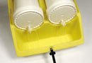 Enpac Mobile Pail Dispensing and Containment System, 8 gal Spill Capacity, 200 lb Load Capacity - 6011-YE-M