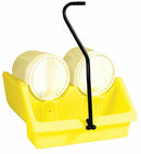 Enpac Mobile Pail Dispensing and Containment System, 8 gal Spill Capacity, 200 lb Load Capacity - 6011-YE-M