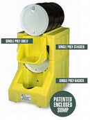 Enpac Single Drum Stack Module, 800 lb Load Capacity, Number of Drums 1, 31 1/4 in Length - 6007-YE