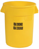 Rubbermaid FG263246YEL - Utility Container 32 gal. Ylw