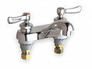 Chicago Faucets Chrome, Low Arc, Bathroom Sink Faucet, Manual Faucet Activation, 2.20 gpm - 802-VABCP