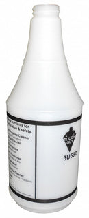 Tough Guy White Plastic Round Bottle, 24 oz., 1 EA - 130420