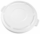 Rubbermaid BRUTE Series, Trash Can Top, Round, Flat, 44 gal, White - FG264560WHT