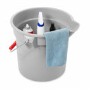 Rubbermaid Bucket, 3-1/2 gal., Gray - FG261400GRAY