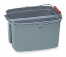 Rubbermaid Split Bucket, 4-1/4 gal., Gray - FG261700GRAY
