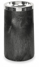 Rubbermaid 2 gal Ashtray, 19 1/2 in Height, 11 1/2 in Base Dia., Plastic, Black - FG258500BLA