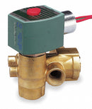 Redhat 120V AC Brass Quick Exhaust Solenoid Valve, Normally Closed, 3/8" Pipe Size - 8321G002