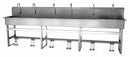 Sani-Lav Stainless Steel Wash Station, With Faucet, Floor Mounting Type, Stainless - 512FSL
