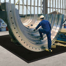 Notrax Heavy Duty Industrial Mat, Heavy Duty, 3 ft L, 3 ft, Black - 040S0033BL