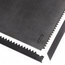 Notrax Mat Ramp Border/Male, Heavy Duty, 3 ft L, 2 in, Black - 041M0003BL