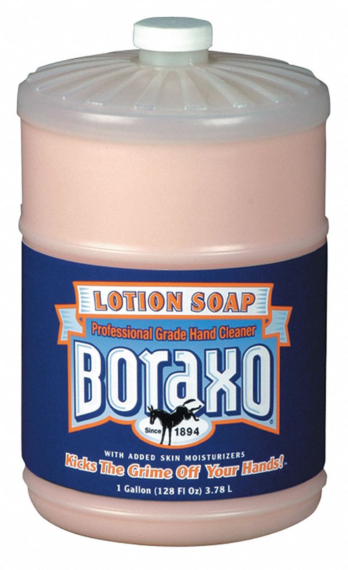 Boraxo Liquid Lotion Soap, Floral Fragrance, 1 Gal Bottle, 4/Carton