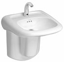American Standard Chrome, Mid Arc, Bathroom Sink Faucet, Motion Sensor Faucet Activation, 0.5 gpm - 6055105.002