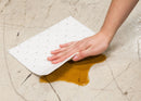 Brady 10 in Absorbent Pad, Fluids Absorbed: Oil-Based Liquids, Heavy, 11.1 gal, 200 PK - SRPO200