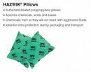 Brady Absorbent Pillow, Chemical, Hazmat, 28 gal, 18 in x 18 in, Polypropylene - HAZ1818