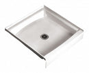 Fiat Products 42 in" x 42 in" x 6 in" Single Threshold Molded Stone Shower Floor - 4242WL100