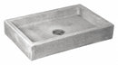 Fiat Products 36 in x 24 in x 6 in Gray Mop Sink, 4 in Bowl Depth, Terrazzo - SB3624501