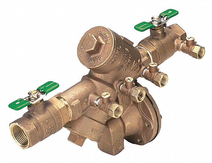 Zurn Reduced Pressure Zone Backflow Preventer, Low Lead Cast Bronze, Wilkins 975XL2 Series, FNPT Connecti - 12-975XL2