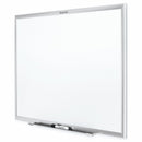 Quartet Gloss-Finish Steel Dry Erase Board, Wall Mounted, 36"H x 48"W, White - SM534