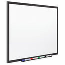 Quartet Gloss-Finish Melamine Dry Erase Board, Wall Mounted, 48"H x 96"W, White - S538B