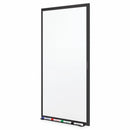 Quartet Gloss-Finish Melamine Dry Erase Board, Wall Mounted, 48"H x 96"W, White - S538B