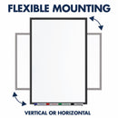 Quartet Gloss-Finish Melamine Dry Erase Board, Wall Mounted, 48"H x 96"W, White - S538B