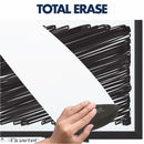 Quartet Gloss-Finish Melamine Dry Erase Board, Wall Mounted, 48"H x 96"W, White - S538B