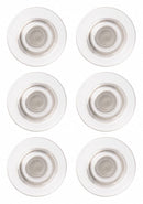 Quartet Glass Board Magnets, PK 6 - 85391
