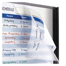 Quartet Gloss-Finish Glass Dry Erase Replacement Lens, Self-Sticking, 11"H x 17"W, Clear - 72985