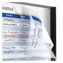 Quartet Gloss-Finish Glass Dry Erase Replacement Lens, Self-Sticking, 11"H x 17"W, Clear - 72985