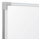 MooreCo Gloss-Finish Porcelain Dry Erase Board, Wall Mounted, 60 inH x 144 inW, White - 2029N