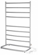 See All Industries 14 inD x 25 inW x 39 inH Satin Nickel 8 Bar Towel Warmer - WR-WHS