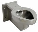 Acorn Stainless Steel, Back, Prison Toilet, Wall, 4 in Rough-In - R2105-W-1