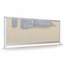 MooreCo Privacy Divider, 32" W x 1" D, Vinyl - 90169