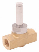 Dayton Brass Steam Solenoid Valve Less Coil, 2-Way Valve Design, Normally Closed Valve Configuration - 8612