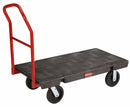 Rubbermaid General Purpose Plastic-Deck Platform Truck, 48 in x 24 in x 11-1/4 in, 2,000 lb Load Capacity - FG443600BLA